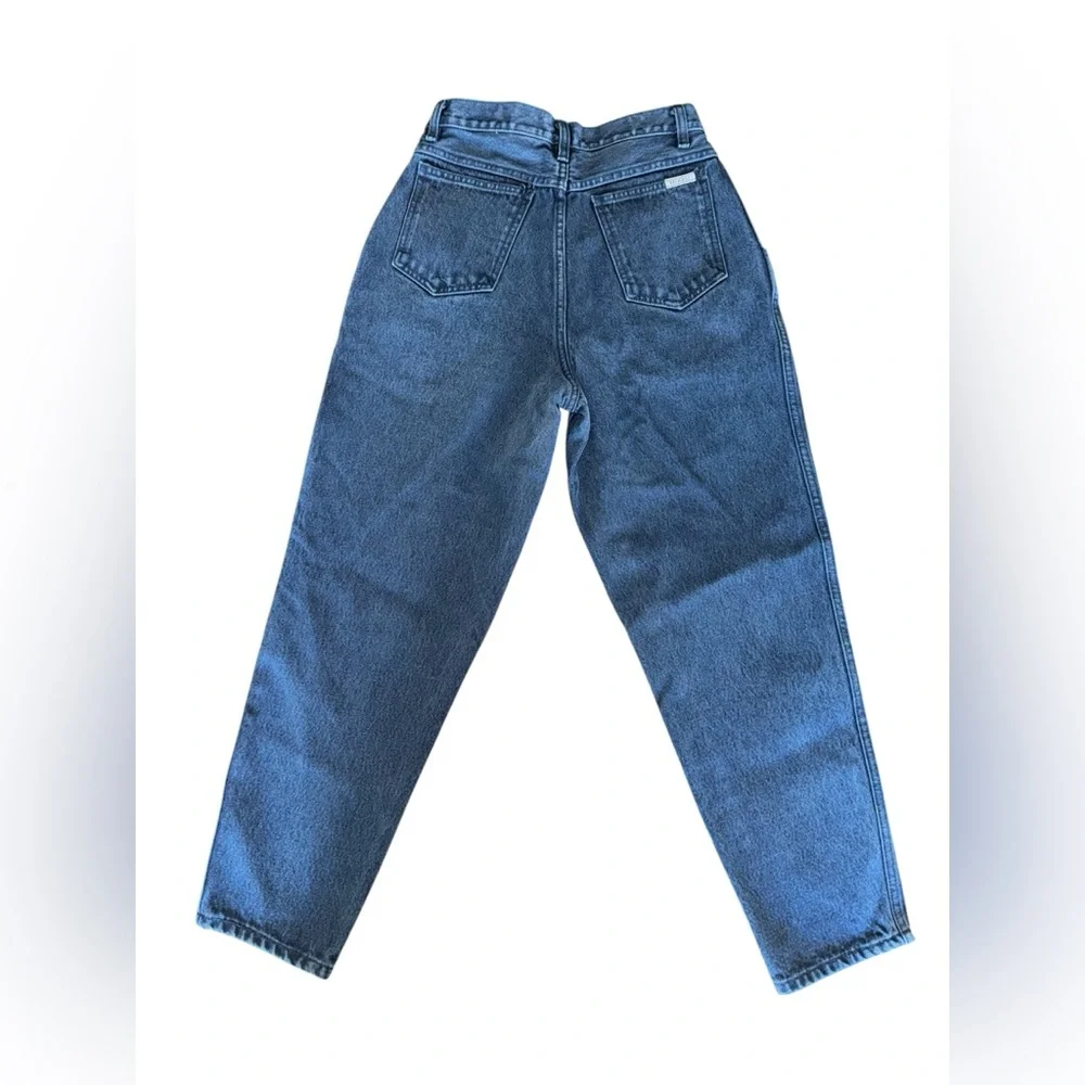Vintage Bill Blass 1980s 100% Denim Blue Jeans - Picture 3 of 6